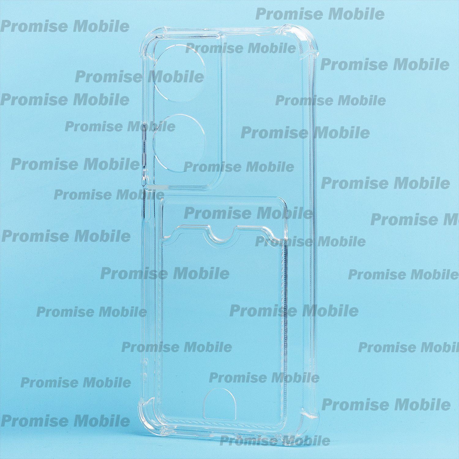 Чехол для Honor X7b (CLK-LX1) силиконовый с картхолдером <прозрачный> ― Розничный PromiseMobile