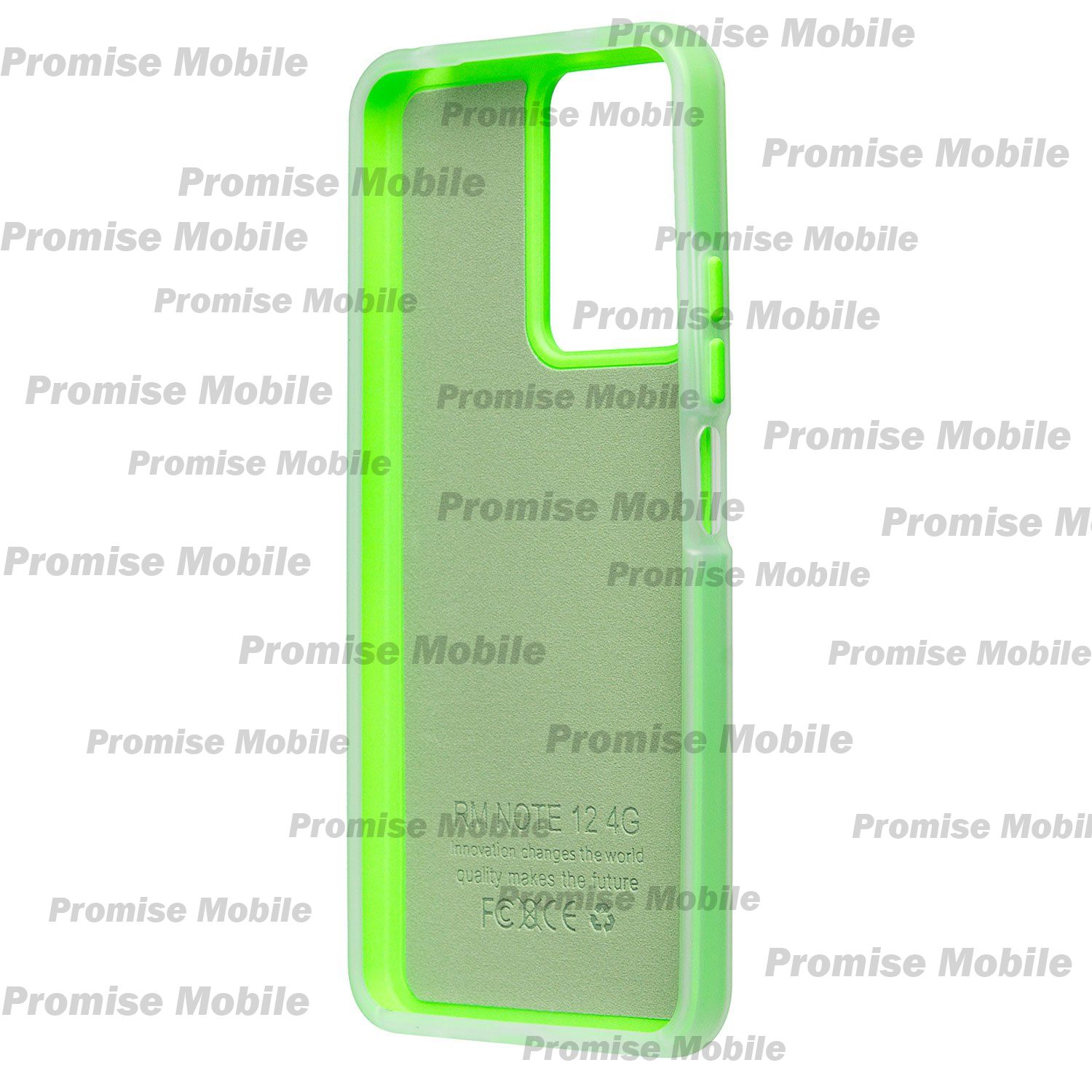 Чехол для Xiaomi 23021RAA2Y силиконовый матовый №10 <зеленый> ― Розничный PromiseMobile