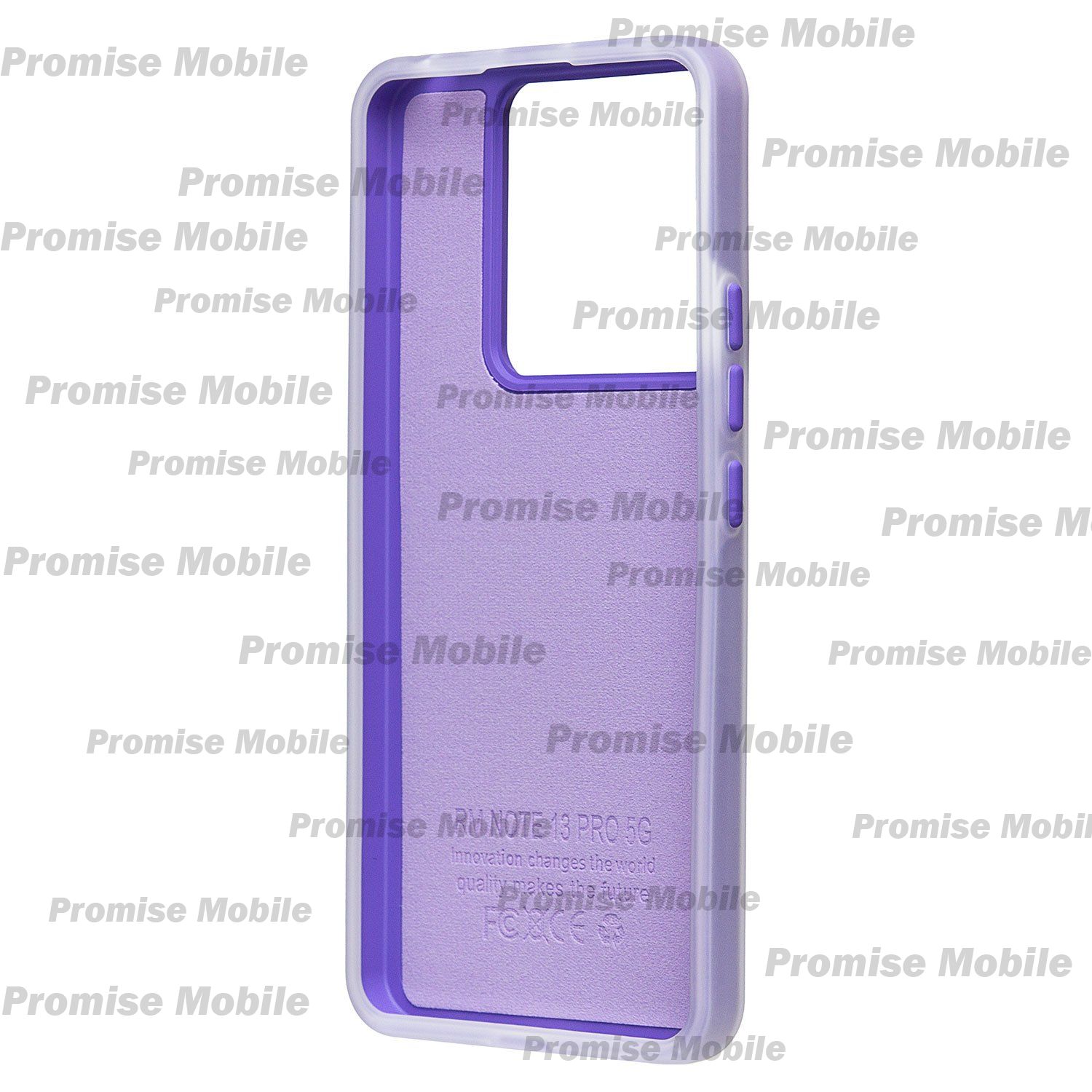 Чехол для Xiaomi Redmi Note 13 Pro 5G силиконовый матовый №10 <фиолетовый> ― Розничный PromiseMobile