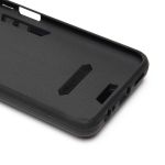 Чехол для Xiaomi Poco M5s силиконовый противоударный с кольцом <черный>
