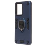 Чехол для Xiaomi 22101316G силиконовый противоударный с кольцом <синий>