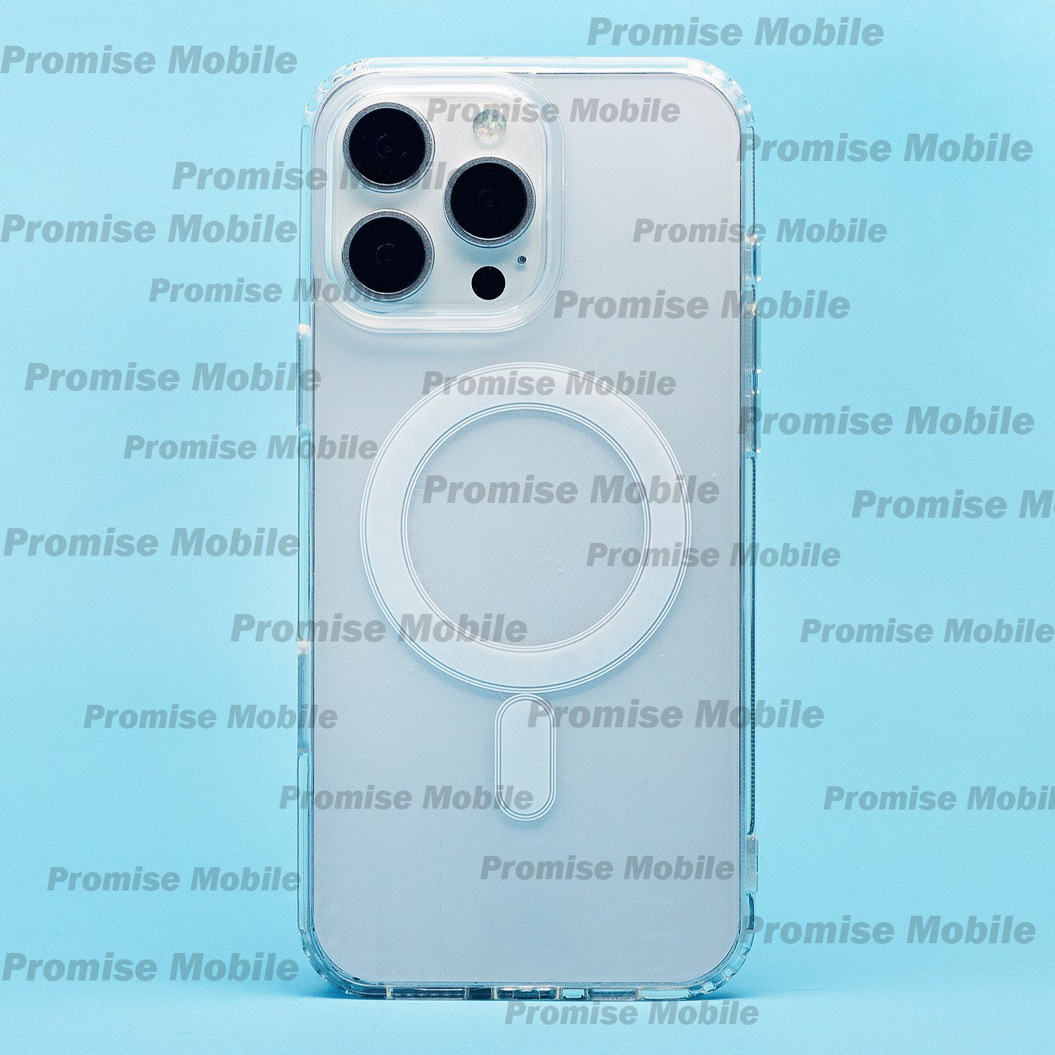 Чехол для Apple iPhone 16 Pro Max силиконовый MagSafe №2 <прозрачный> ― Розничный PromiseMobile