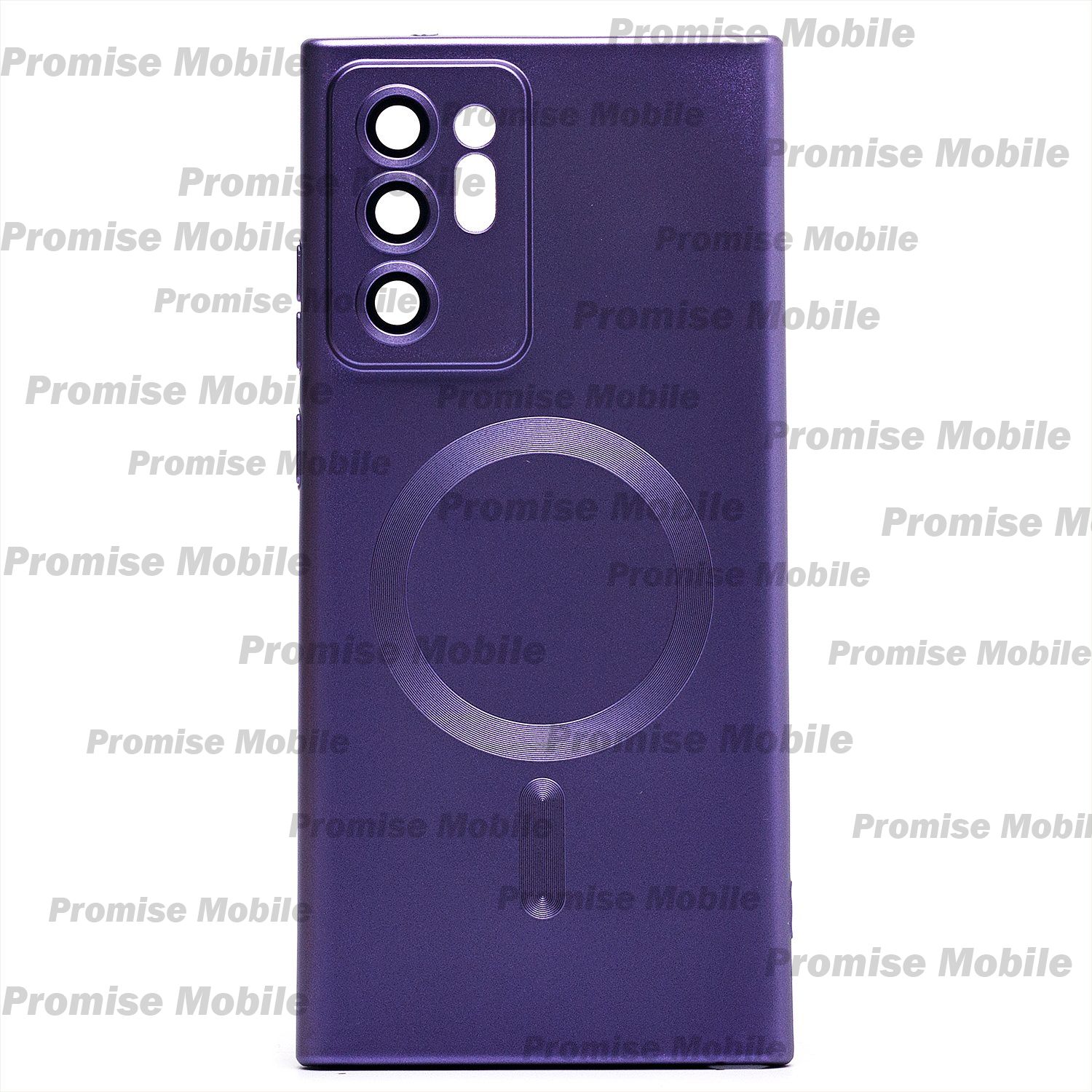 Чехол для Samsung SM-N985F (Galaxy Note 20 Ultra) силиконовый Matte MagSafe <пурпурный> ― Розничный PromiseMobile