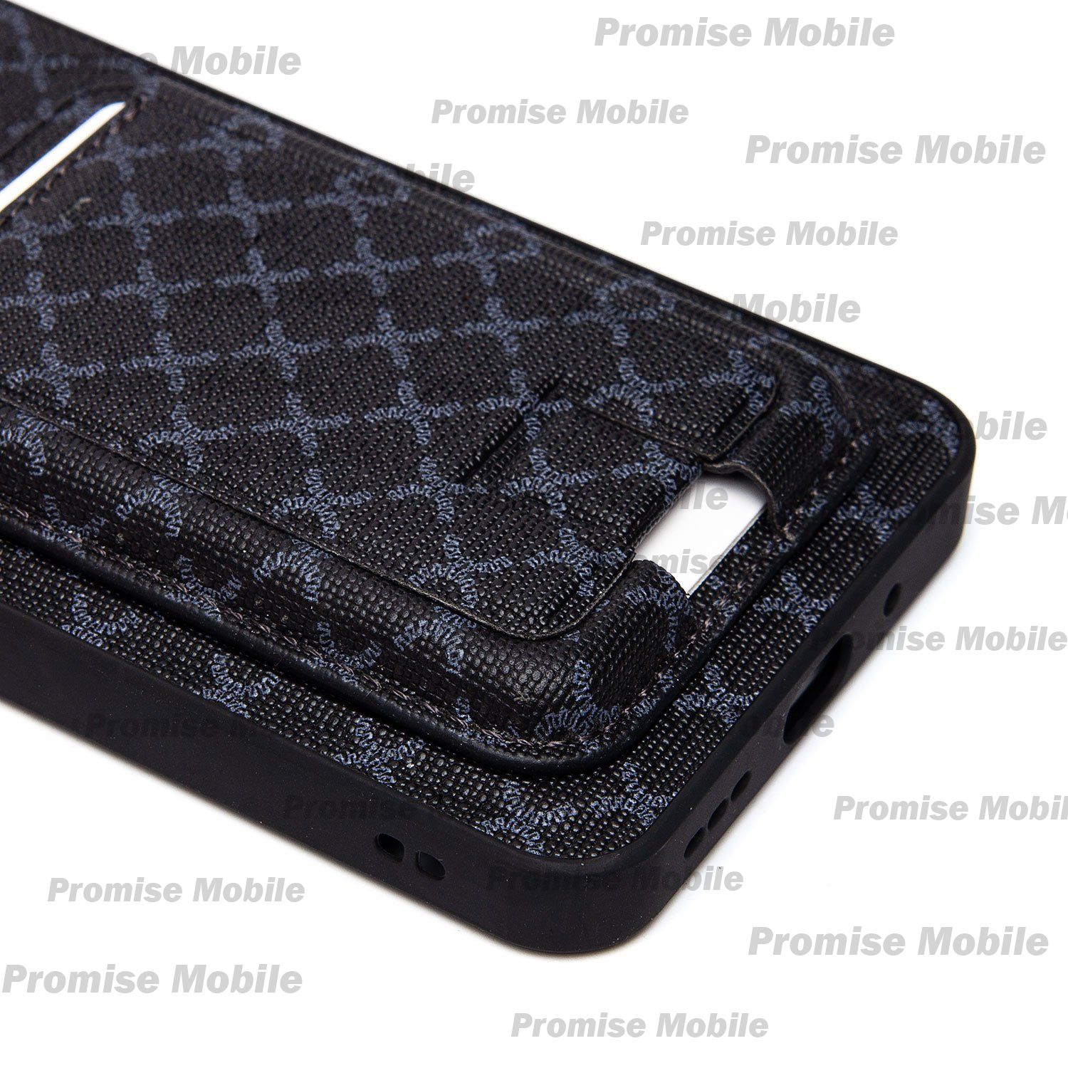 Чехол для Xiaomi Redmi 9A силиконовый с картхолдером №8 <черный> ― Розничный PromiseMobile