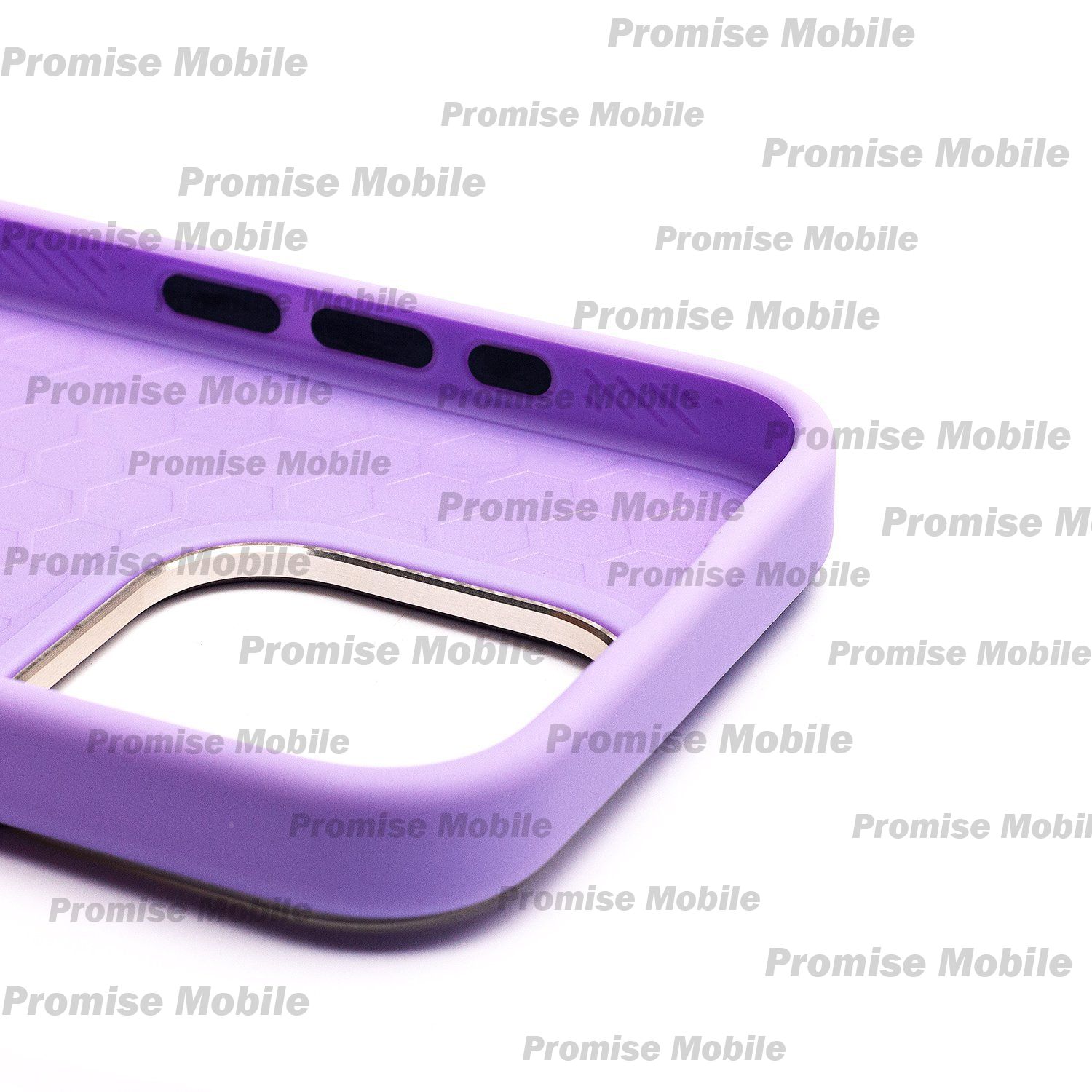 Чехол для Apple iPhone 15 Pro силиконовый BIG D MagSafe <светло-фиолетовый> ― Розничный PromiseMobile