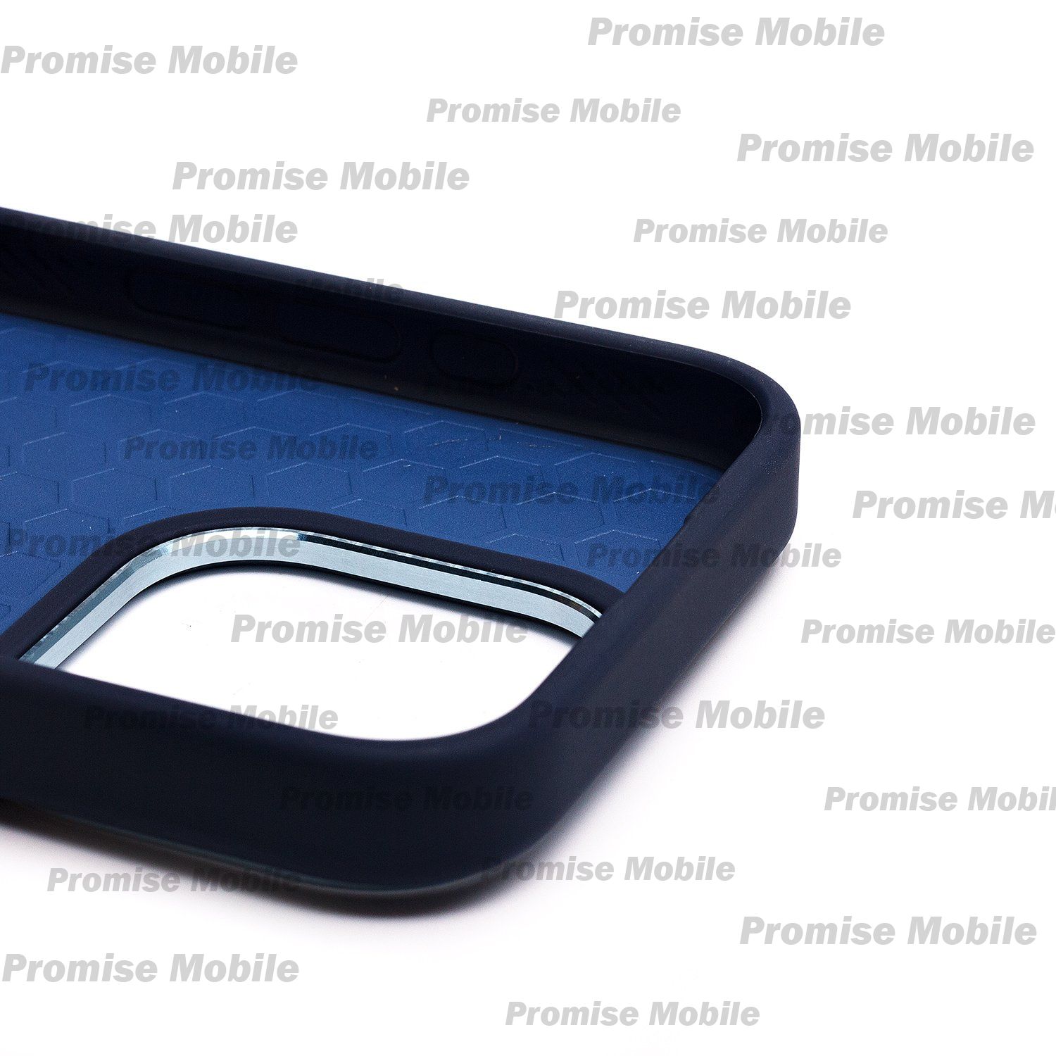 Чехол для Apple iPhone 15 Pro силиконовый BIG D MagSafe <полночный синий> ― Розничный PromiseMobile