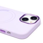 Чехол для Apple iPhone 14 силиконовый Soft Touch MagSafe Vawi <светло-фиолетовый>