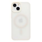 Чехол для Apple iPhone 14 пластиковый MagSafe Vawi №2 <белый>