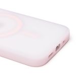 Чехол для Apple iPhone 14 пластиковый MagSafe Vawi №2 <светло-розовый>