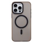 Чехол для Apple iPhone 15 Pro Max пластиковый MagSafe Vawi №2 <черный>