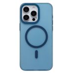 Чехол для Apple iPhone 15 Pro Max пластиковый MagSafe Vawi №2 <темно-синий>