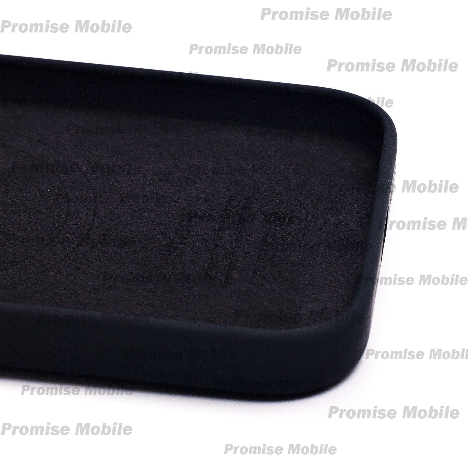 Чехол для Apple iPhone 14 Pro Max силиконовый MagSafe (анимация работает) <черный> (премиум) ― Розничный PromiseMobile