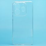 Чехол для Xiaomi Redmi Note 14 5G силиконовый ультратонкий <прозрачный>