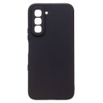Чехол для Infinix Hot 70 (X6895B) силиконовый Soft Touch 2 с закрытой камерой <черный>