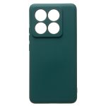 Чехол для Xiaomi 14T Pro силиконовый Soft Touch 4 <темно-зеленый>