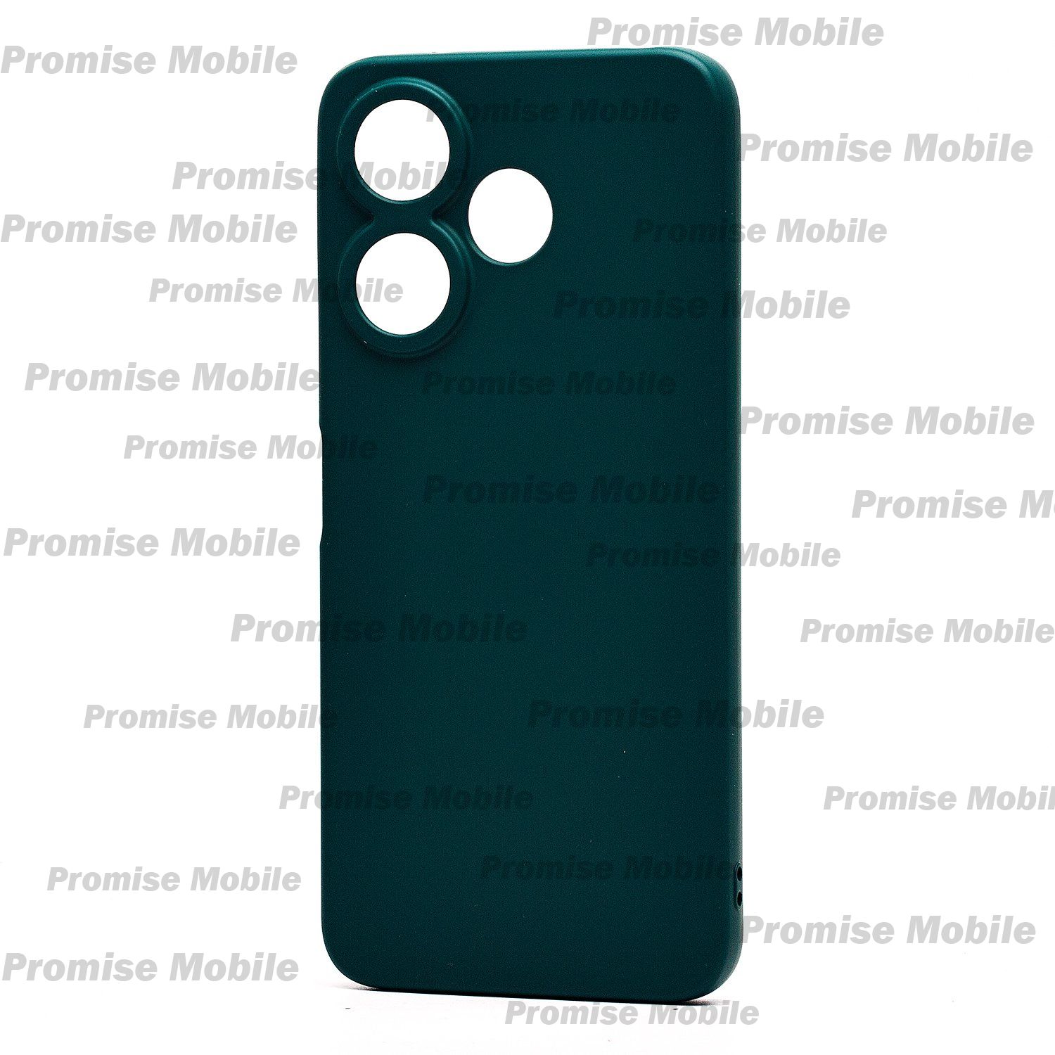 Чехол для Xiaomi Redmi 13 силиконовый Soft Touch 4 <темно-зеленый> ― Розничный PromiseMobile