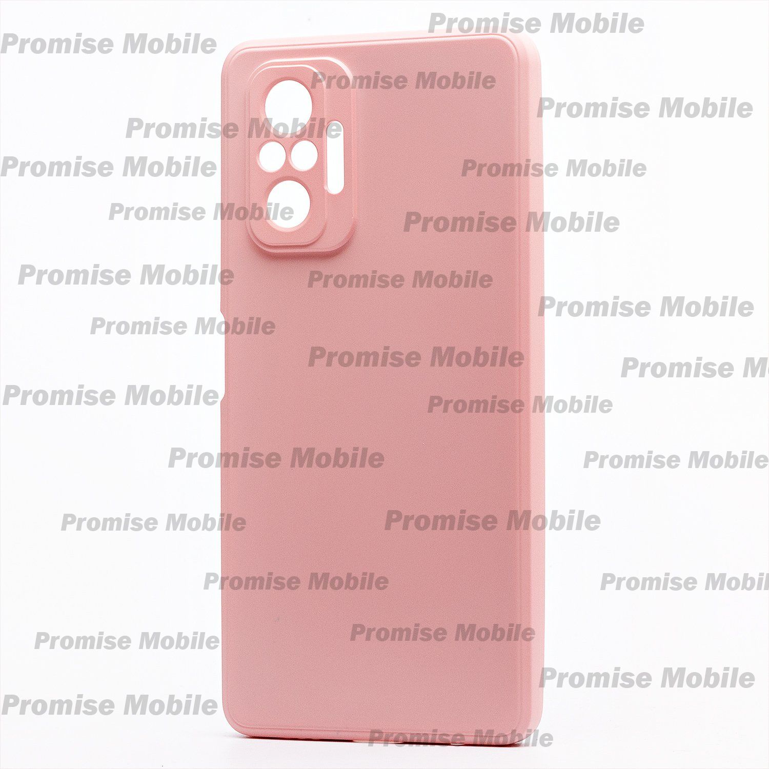 Чехол для Xiaomi Redmi Note 10 Pro силиконовый Soft Touch 2 <светло-розовый> ― Розничный PromiseMobile