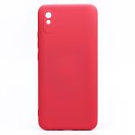 Чехол для Xiaomi Redmi 9A силиконовый Soft Touch 2 <бордовый>