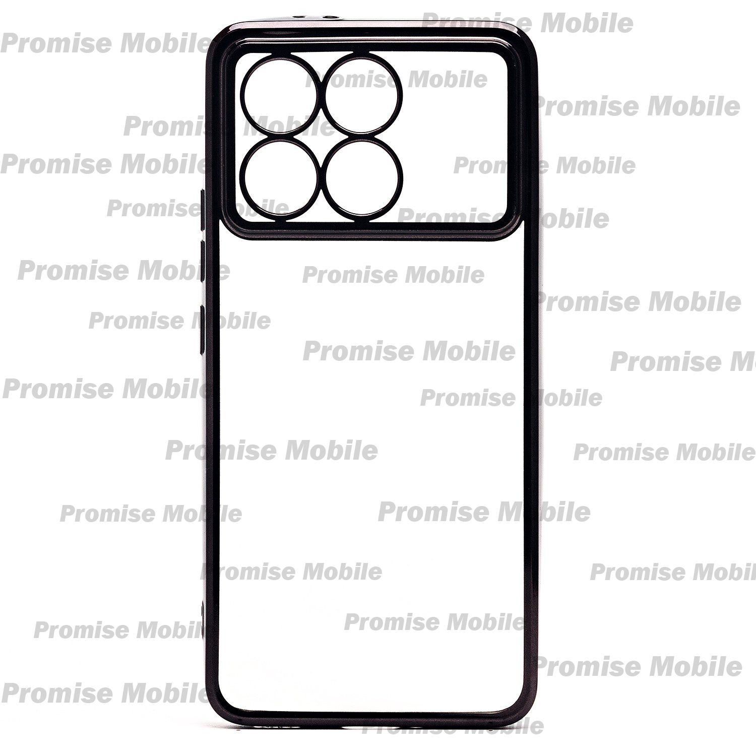 Чехол для Xiaomi Poco F6 Pro (23113RKC6G) силиконовый ультратонкий Pilot <черный> ― Розничный PromiseMobile