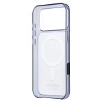 Чехол для Apple iPhone 17 Pro Max пластиковый MagSafe Сlear Сase <сине-прозрачный> (премиум)
