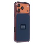 Чехол для Apple iPhone 17 Pro Max пластиковый MagSafe Сlear Сase <сине-прозрачный> (премиум)