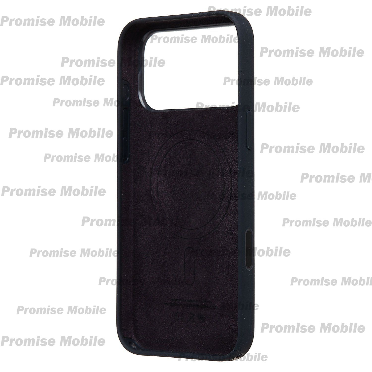 Чехол для Apple iPhone 17 Pro Max силиконовый MagSafe (анимация работает) <черный> (премиум) ― Розничный PromiseMobile