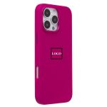 Чехол для Apple iPhone 16 Pro Max силиконовый MagSafe (анимация работает) <фуксия> (премиум)