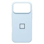 Чехол для Apple iPhone 18 Pro Max силиконовый Soft Touch <светло-голубой> (премиум)