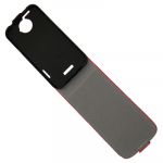 Чехол для HTC One XL (X325s) флип кожзам №2 <красный>