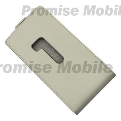 Чехол для Nokia N9-00 флип кожзам №2 <белый> ― Розничный PromiseMobile