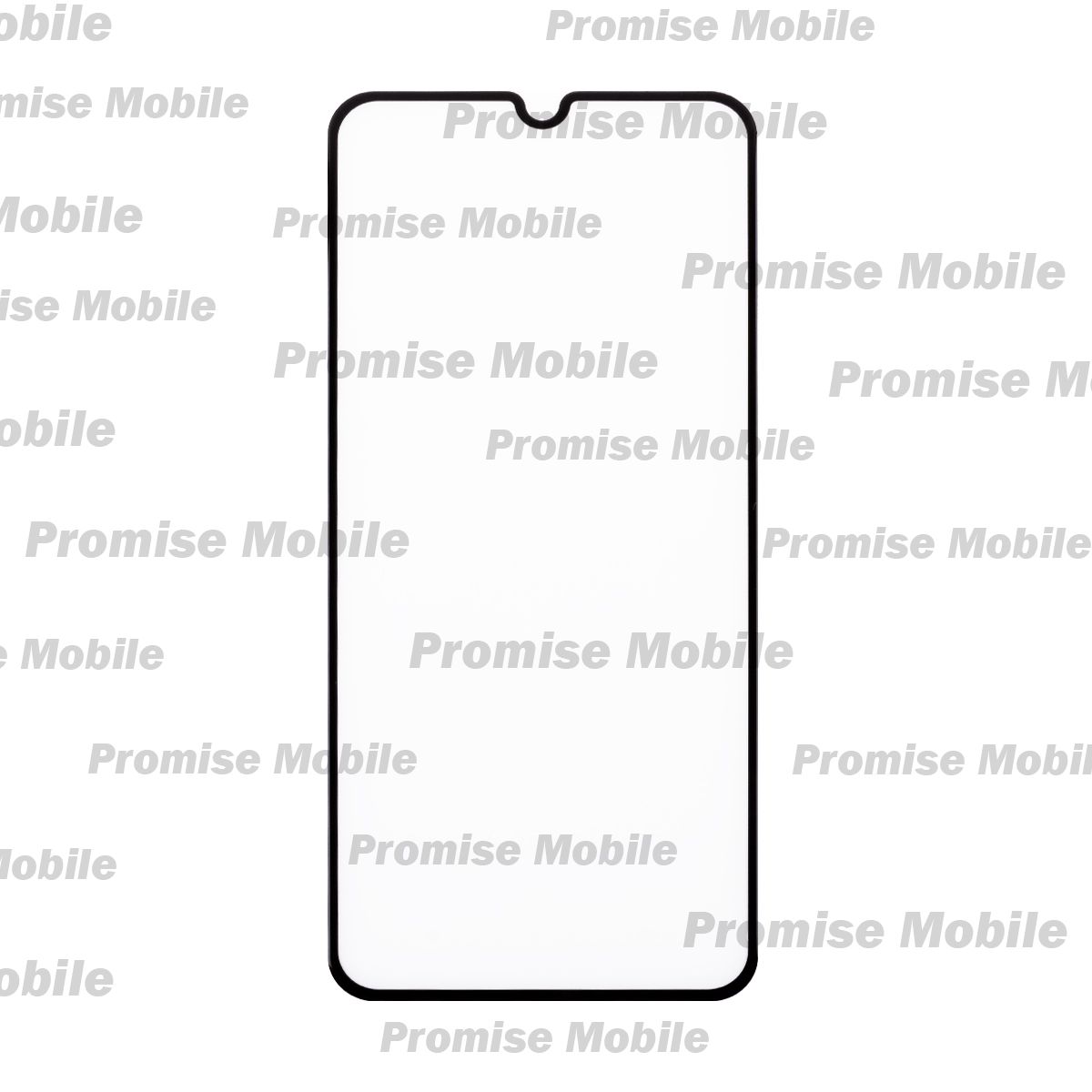 Защитное стекло для Samsung SM-M307F (Galaxy M30s) (2.5D/матовое, полная наклейка) <черный> ― Розничный PromiseMobile