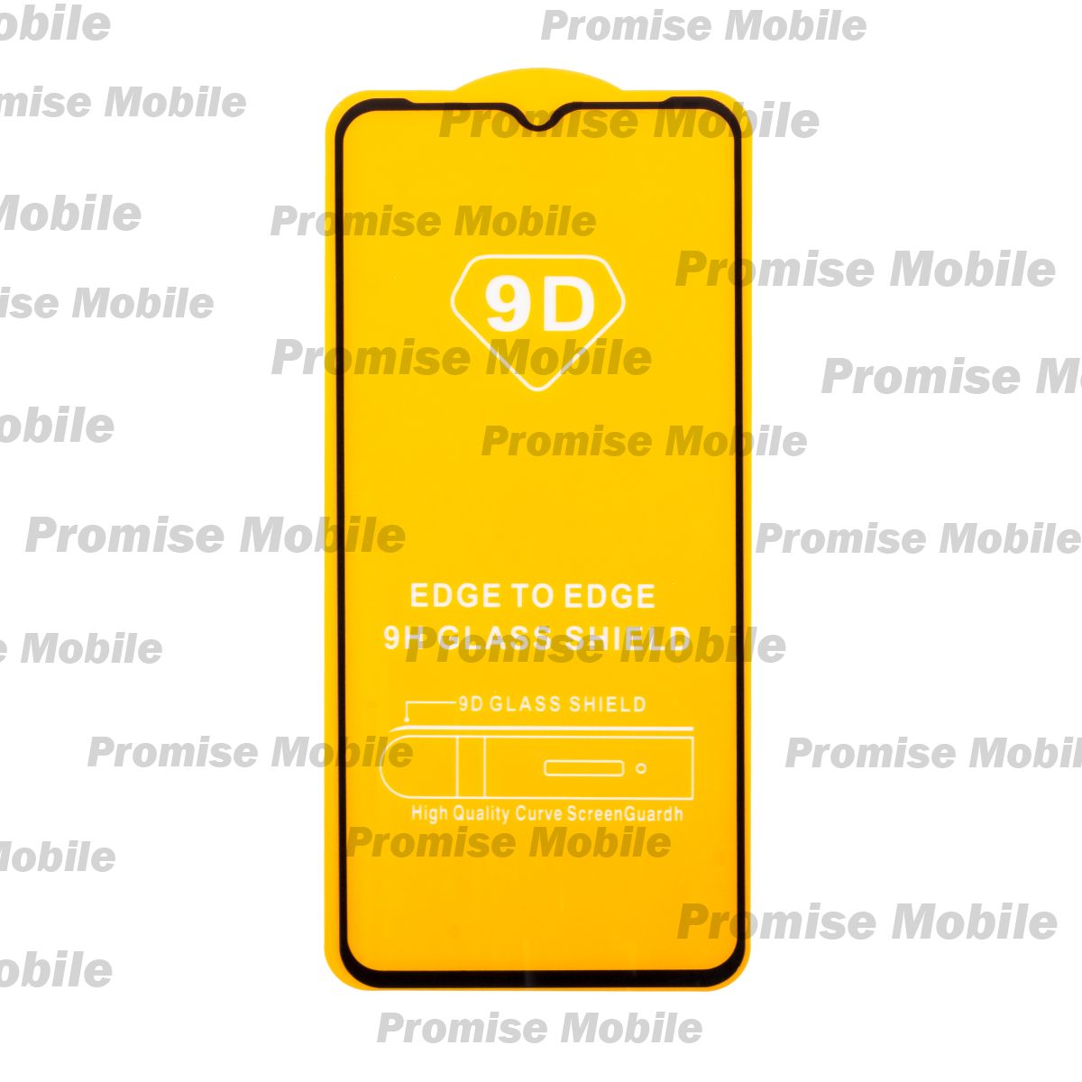 Защитное стекло для Xiaomi Redmi A1+ (2.5D/полная наклейка) <черный> ― Розничный PromiseMobile