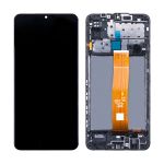 Дисплей для Samsung SM-M127F (Galaxy M12) модуль в сборе с тачскрином <черный> (супер премиум)