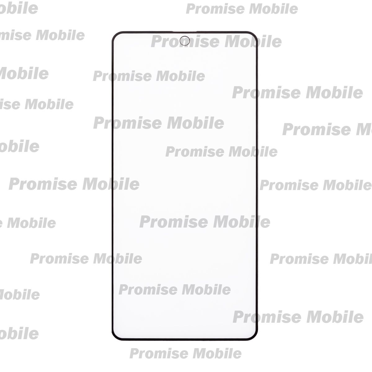 Защитное стекло для Samsung SM-A515F (Galaxy A51) (2.5D/матовое, полная наклейка) <черный> ― Розничный PromiseMobile