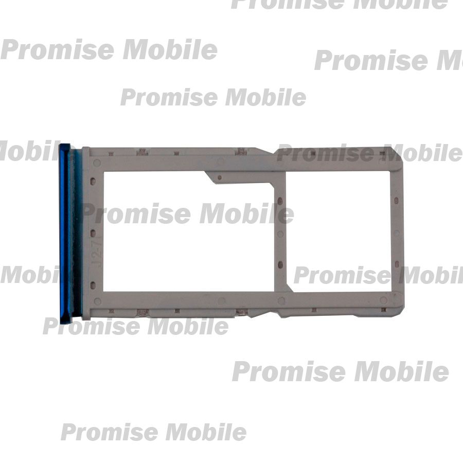 Лоток sim-карты для Xiaomi M1906G7I и карты памяти <синий> ― Розничный PromiseMobile